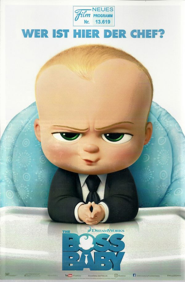 13619: Wer ist hier der Chef ? ( The Boss Baby ) ( Tom McGrath ) Alec Baldwin, Steve Buscemi, Lisa Kudrow, Jimmy Kimmel, Tobey Maguire,