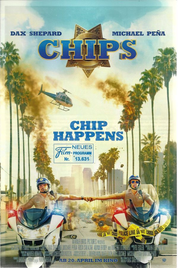 13631: Chips ( Dax Shepard ) Michael Pena, Dax Shepard, Jessica McNamee, Adam Brody, Vincent D´Onofrio, Kristen Bell, Cameron Diaz,