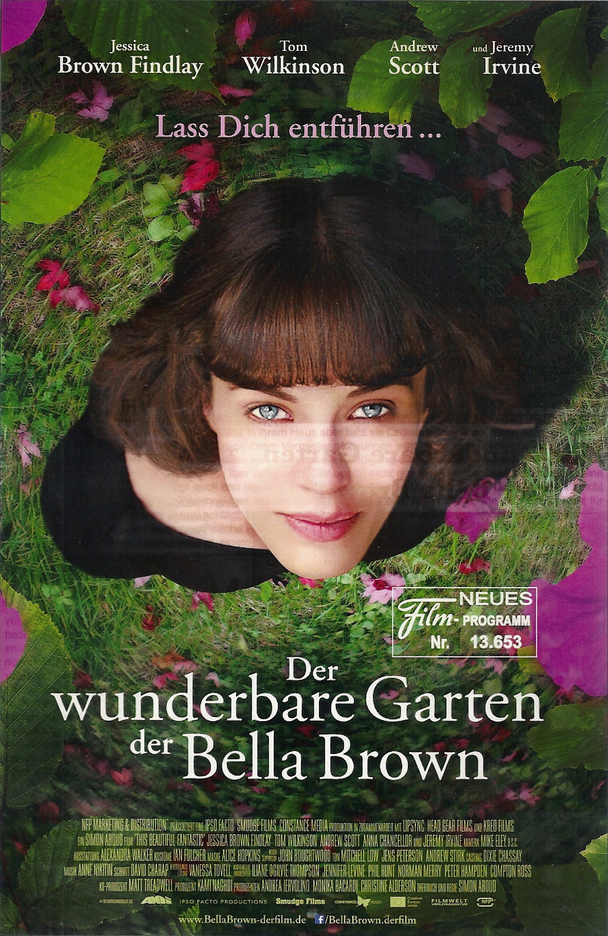 13653: Der wunderbare Garten der Bella Brown ( This Beautiful Fantastic ) ( Simon Aboud ) Jessica Brown Findlay, Andrew Scott, Jeremy Irvine, Tom Wilkenson, Anna Chancellor, Mia Farkasovska,