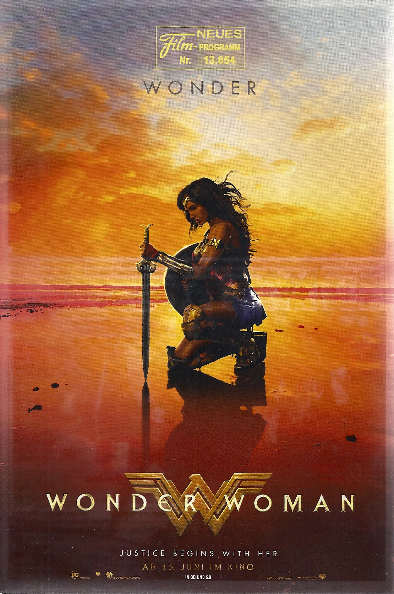 13654: Wonderwoman ( Patty Jenkins ) Gal Gadot, Chris Pine, Connie Nielsen, Robin Wright, Danny Huston, David Thewlis,