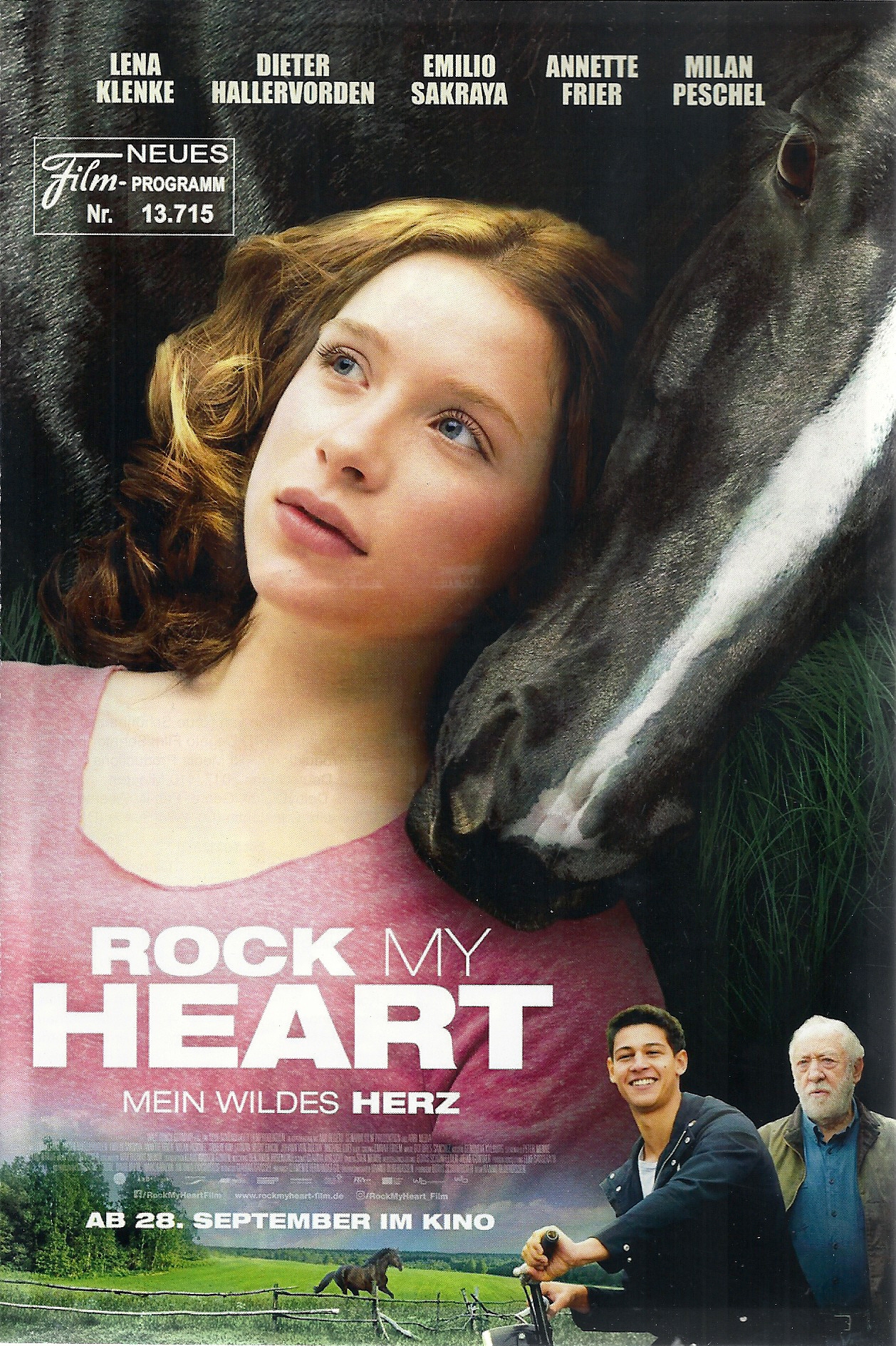 13715: Rock my Heart - Mein wildes Herz ( Hanno Olderdissen ) Dieter Hallervorden, Lena Klenke, Annette Frier, Milan Peschel, Michael Lott, Emilio Sakraya, Vedat Erincin,
