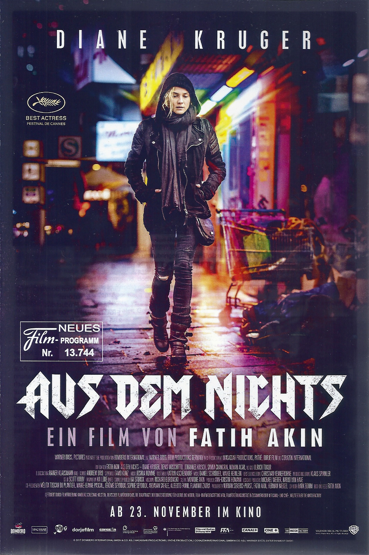 13744: Aus dem Nichts ( Fatih Akin ) Diana Kruger, Denis Moschitto, Numan Acar, Samia Muriel Chancrin, Johannes Krisch, Ulrich Tukur,