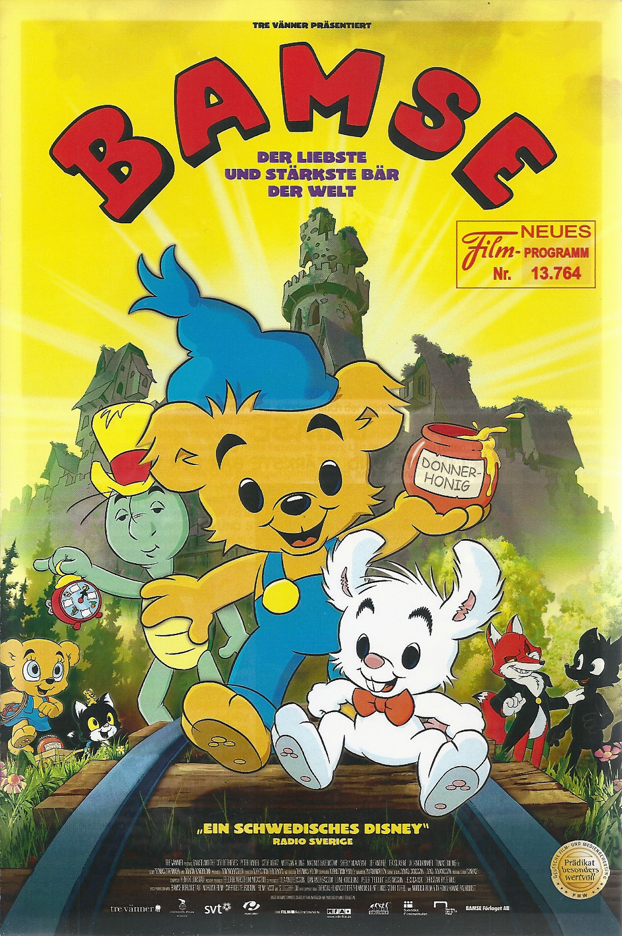 13764: Bamse der liebste und stärkste Bär der Welt ( Christian Ryltenius ) Peter Haber, Morgen Alling, Steve Kratz,