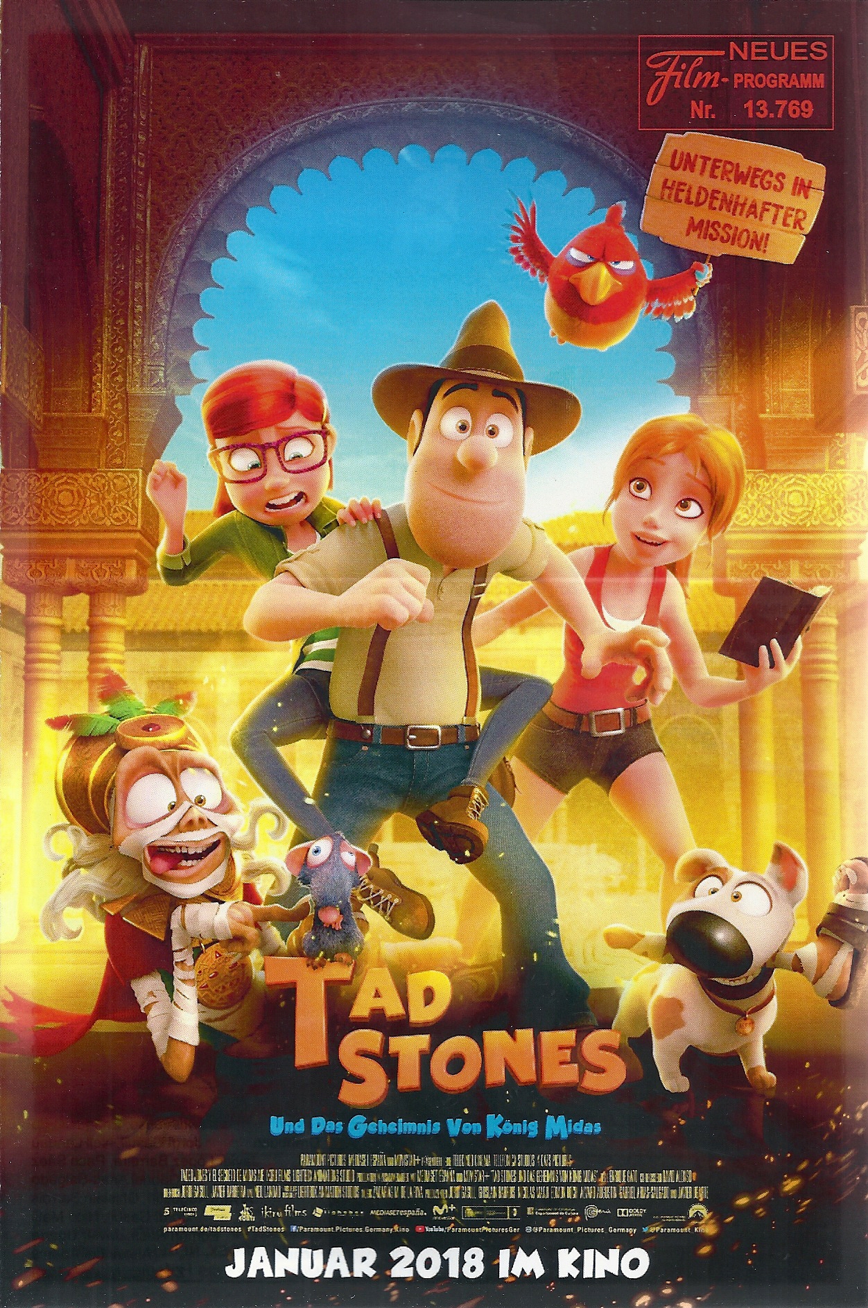 13769: Tad Stones und das Geheimnis von König Midas ( David Alonso ) Trevor White, Oscar Barberan, Michelle Jenner,