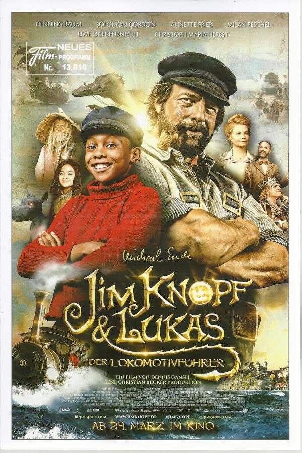 13810: Jim Knopf & Lukas der Lokomotivführer ( Dennis Gansel ) ( Michael Ende ) Solomon Gordon, Henning Baum, Annette Frier, Christoph Maria Herbst, Uwe Ochsenknecht, Milan Peschel, Michael Bully Herbig, Judy Winter, Reiner Schöne,