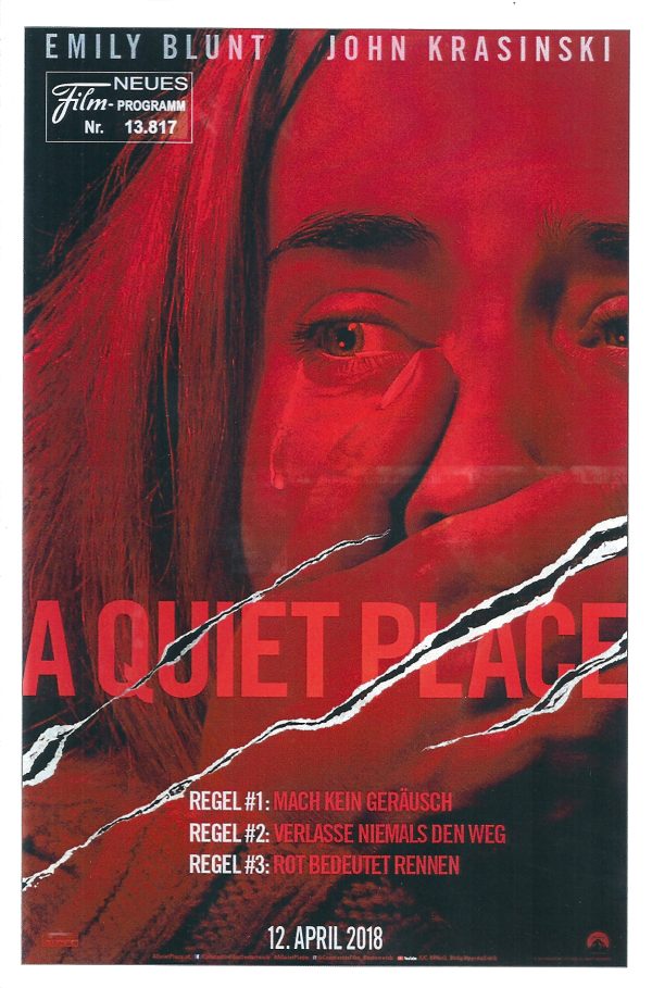 13817: A Quiet Place ( John Krasinski ) Emily Blunt, John Krasinski, Noah Jupe, Cade Woodward, Millicent Simmonds,