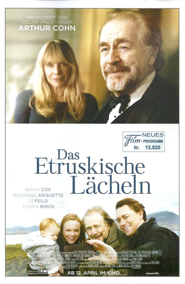 13820: Das Etruskische Lächeln ( Jose Luis Sampedro ) Brian Cox, JJ Feild, Thora Birch, Peter Coyote, Rosanna Arquette,