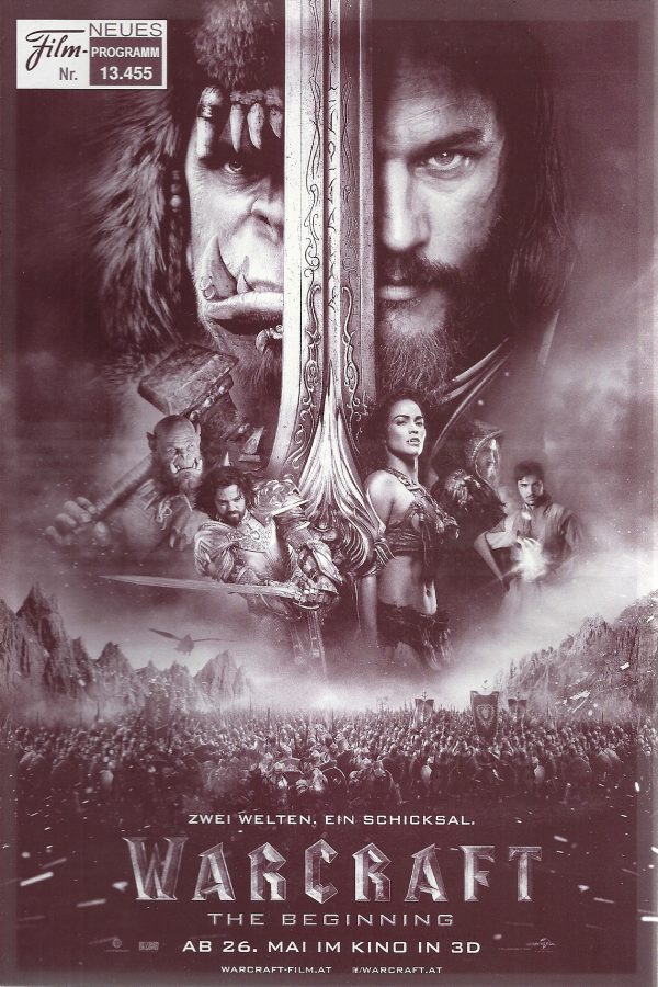 13455: Warcraft - The Beginning ( Duncan Jones ) Travis Fimmel, Paula Patton, Ben Foster, Dominic Cooper, Toby Kebbell, Ben Schnetzer, Daniel Wu,