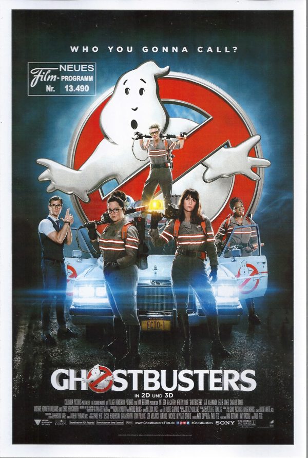 13490: Ghostbusters ( Paul Feig ) Melissa McCarthy, Kristen Wiig, Kate McKinnon, Leslie Jones, Charles Dance, Chris Hemsworth, Zach Woods, Ed Begley Jr., Karan Soni, Bess Rous, Bill Murray, Dan Aykroyd, Sigourney Weaver, Annie Potts, Ernie Hudson,