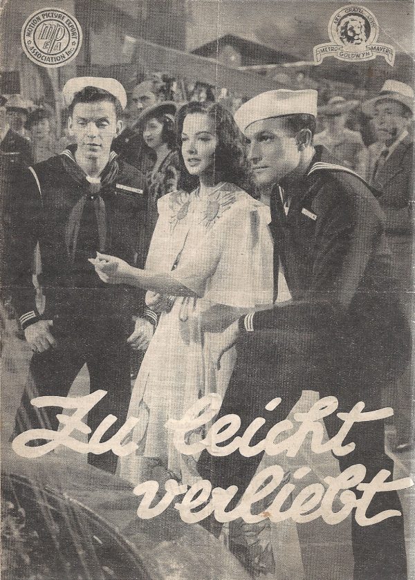 110: Zu leicht verliebt, Frank Sinatra, Gene Kelly, Kathryn Grayson ( die Ausgabe mit den seltenen Titel )