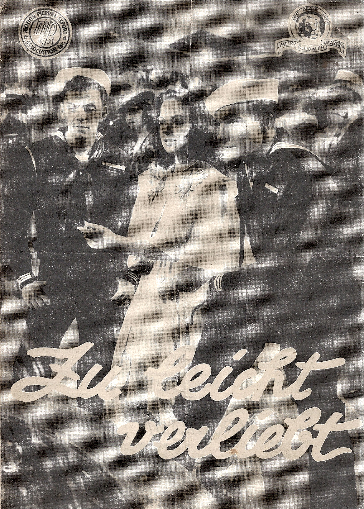 110: Zu leicht verliebt, Frank Sinatra, Gene Kelly, Kathryn Grayson ( die Ausgabe mit den seltenen Titel )