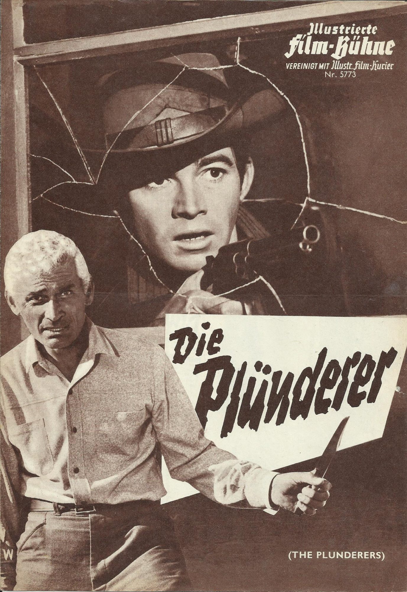 5773: Die Plünderer ( Joseph Pevney ) Jeff Chandler, John Saxon, Dolores Hart, Marsha Hunt, Jay C. Flippen, Ray Stricklyn, James Westerfield, Dee Pollock, Roger Torrey, Harvey Stephens, Vaughn Taylor, Joeph Hamilton, Ray Ferrell, Ella Ethridge
