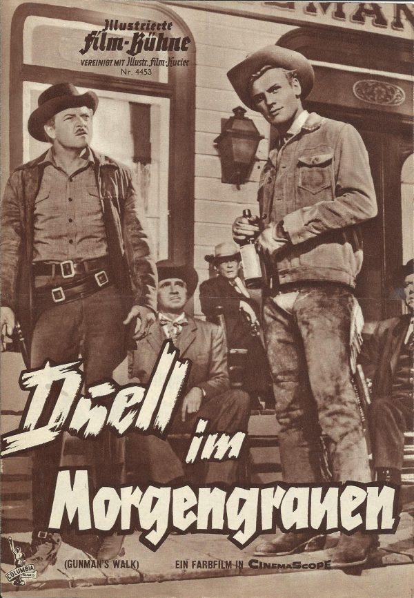 4453: Duell im Morgengrauen ( Phil Karlson ) Van Heflin, Tab Hunter, Kathryn Grant, James Darren, Michey Shaughnessy, Robert F. Simon, Edward Platt, Ray Teal, Paul Birch, Will Wriht, Michael Granger, Chief Blue Eagle, Bert Convy, Paul Bryar, Paul E. Burns