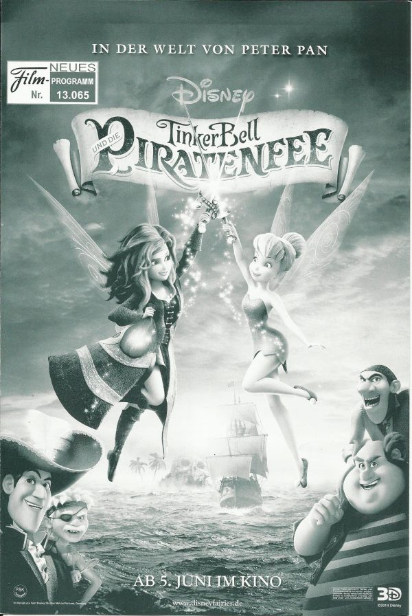 13065: Tinkerbell und die Piratenfee ( Peggy Holmes ) Mae Whitman, Christina Hendricks, Tom Hiddleston, Lucy Liu, Raven-Symone, Megan Hilty, Pamela Adlon, Angela Bartys, Jim Cummings, Carlos Ponce, Mick Wingert, Kevin Michael Richardson, Jeff Bennett, Rob