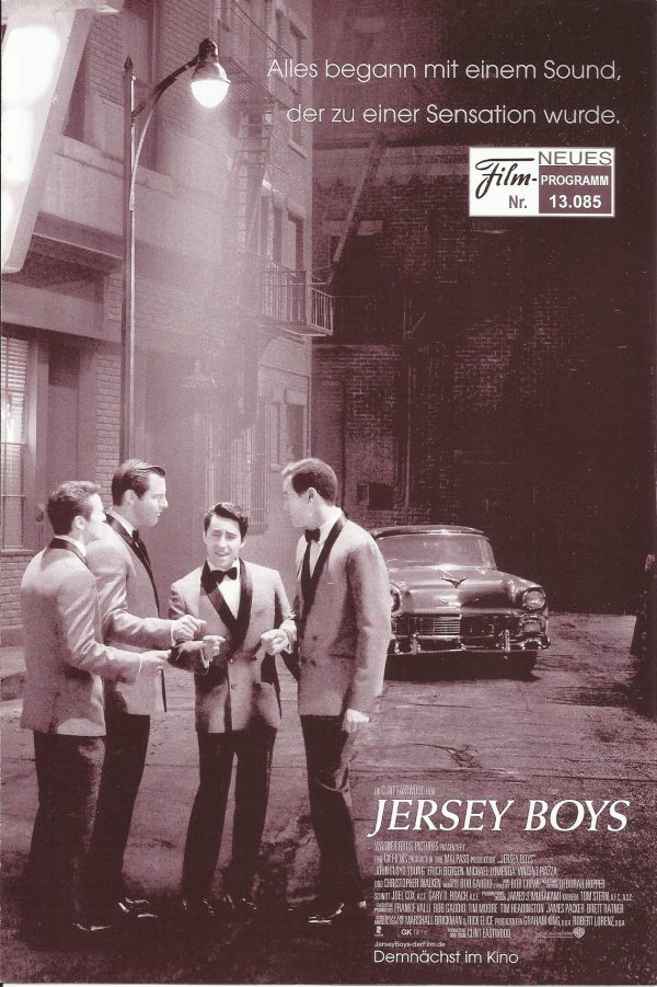 13085: Jersey Boys ( Clint Eastwood ) John Lloyd Young, Erich Bergen, Michael Lomenda, Vincent Piazza, Christopher Walken, Mike Doyle, Renee Marino, Erica Piccininni, Kathrine Narducci, Lou Volpe, Johnny Cannizzaro, Steve Schirripa, Lacey Hannan