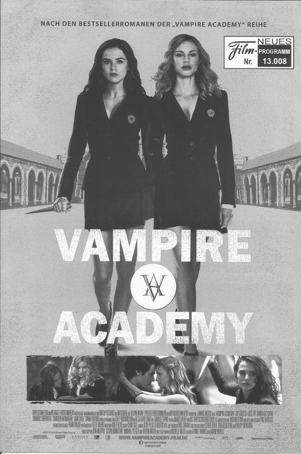 13008: Vampire Academy ( Mark Waters ) Zoey Deutch, Lucy Fry, Danila Kozlovsky, Gabriel Byrne, Dominic Sherwood, Sarah Hyland, Cameron Monaghan, Sami Gayle, Ashley Charles, Claire Foy, Chris Mason, Ramon Tikaram, Rory Fleck-Byrne, Mark Lewis, Olga Kurylen