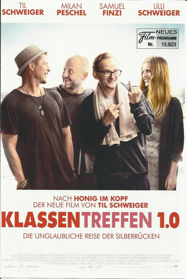 13923: Klassentreffen 1.0 ( Til Schweiger ) Samuel Finzi, Milan Peschel, Lilli Schweiger, Stefanie Stappenbeck, Jeanette Hain, David Schütter, Katharina Schüttler, Simon Schwarz, Bianca Nawrath, Alessandro Schuster, Rafl Moeller, Lisa Tomaschewsky, Max Be