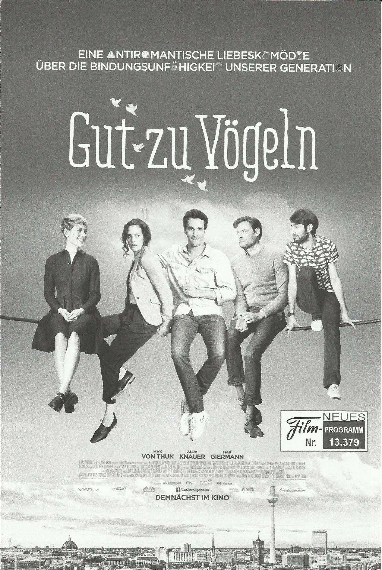 13379: Gut zu Vögeln ( Mira Thiel ) Anja Knauer, Max von Thun, Katharina Schlothauer, Samy Challah, Ulrich Gebauer, Kai Wiesinger, Christian Tramitz, Oliver Kalkofe, Jochen Nickel, Sonja Kirchberger, Joyce Ilg, Birte Glang, Julia Kapfelsperger, Hasan Ali