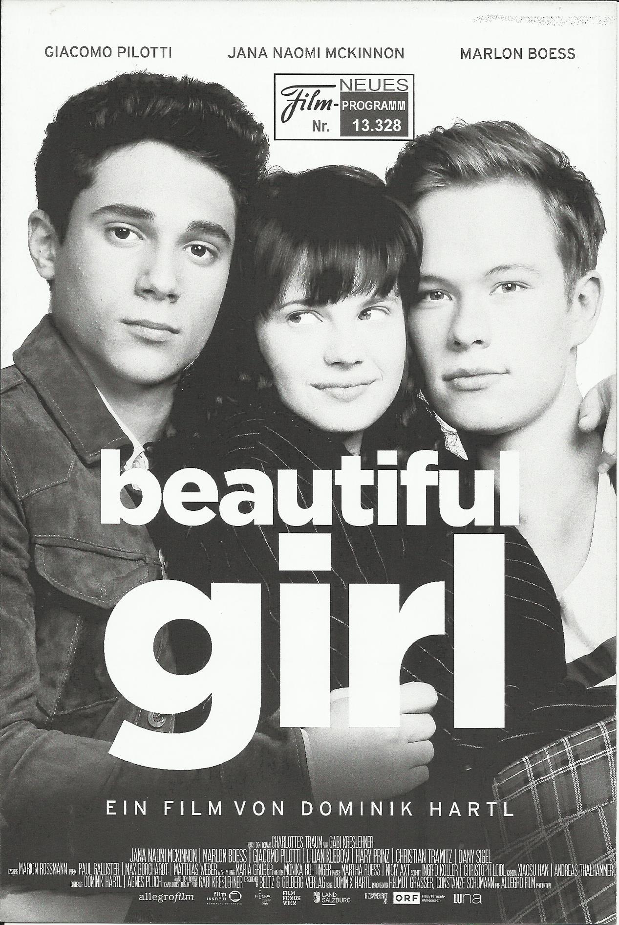 13328: Beautiful Girl ( Dominik Hartl ) Jana McKimon, Marlon Boess, Giacomo Pilotti, Lilian Klebow, Hary Prinz, Dany Sigel, Christian Tramitz, Susi Stach, Maddalena Hirschal, Nathalie Ann-Köbli, Moritz Uhl, Marie Friesz, Bernhard Grimm, Pamina Grünsteidl,