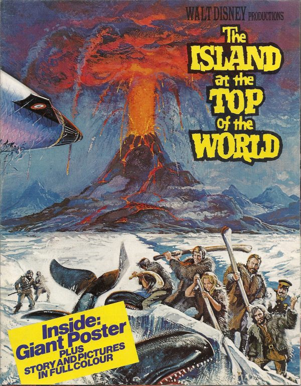Die Insel am Ende der Welt ( The Island at the Top of the World ) ( Robert Stevenson ) ( Walt Disney ) Donald Sinden, David Hartman, Jacques Marin, Mako, David Gwillim ( Sonderheft Aufgeklappt Riesenposter ! )