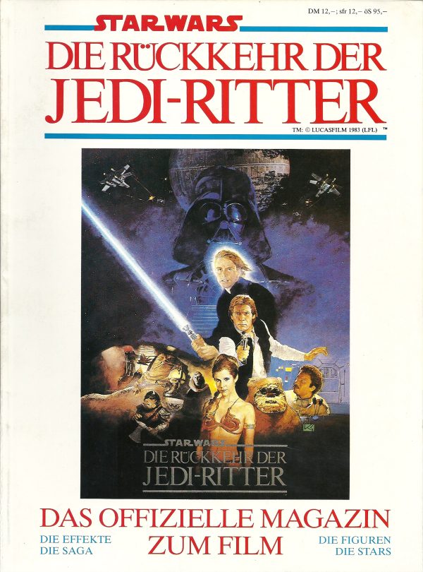 Die Rückkehr der Jedi Ritter ( George Lucas ) Mark Hamill, Carrie Fisher, Harrison Ford, Anthony Daniels, Billy de Williams, Frank Oz, David Prowse, Kenny Baker, Warwick Davis,