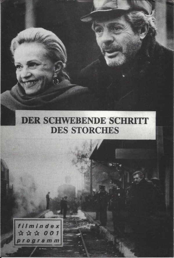 001: Der schwebende Schritt des Storches ( Theo Angelopoulos ) Marcello Mastroianni, Jeanne Moreau, Gregory Karr, Dora Chysikou, Ilias Loghothetis, Vassilis Bouyiouklakis