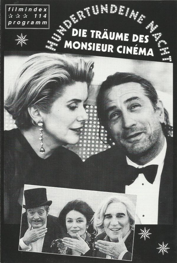 114: Hundertundeine Nacht - Die Träume des Monsieur Cinema ( Agnes Varda ) Michel Piccoli, Marcello Mastroianni, Henri Garcin, Christian Bouillette, Frederic Darie, Jean-Claude Romer, Julie Gayet, Mathieu Demy, Emmanuel Salinger