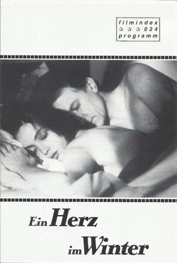 024: Ein Herz im Winter ( Claude Sautet ) Daniel Auteuil, Emmanuelle Beart, Andre Dussollier, Elisabeth Bourgine, Brigitte Catillon, Maurice Garrel, Myriam Boyer, Stanislas Carre de Malberg, Jean-Luc Bideau