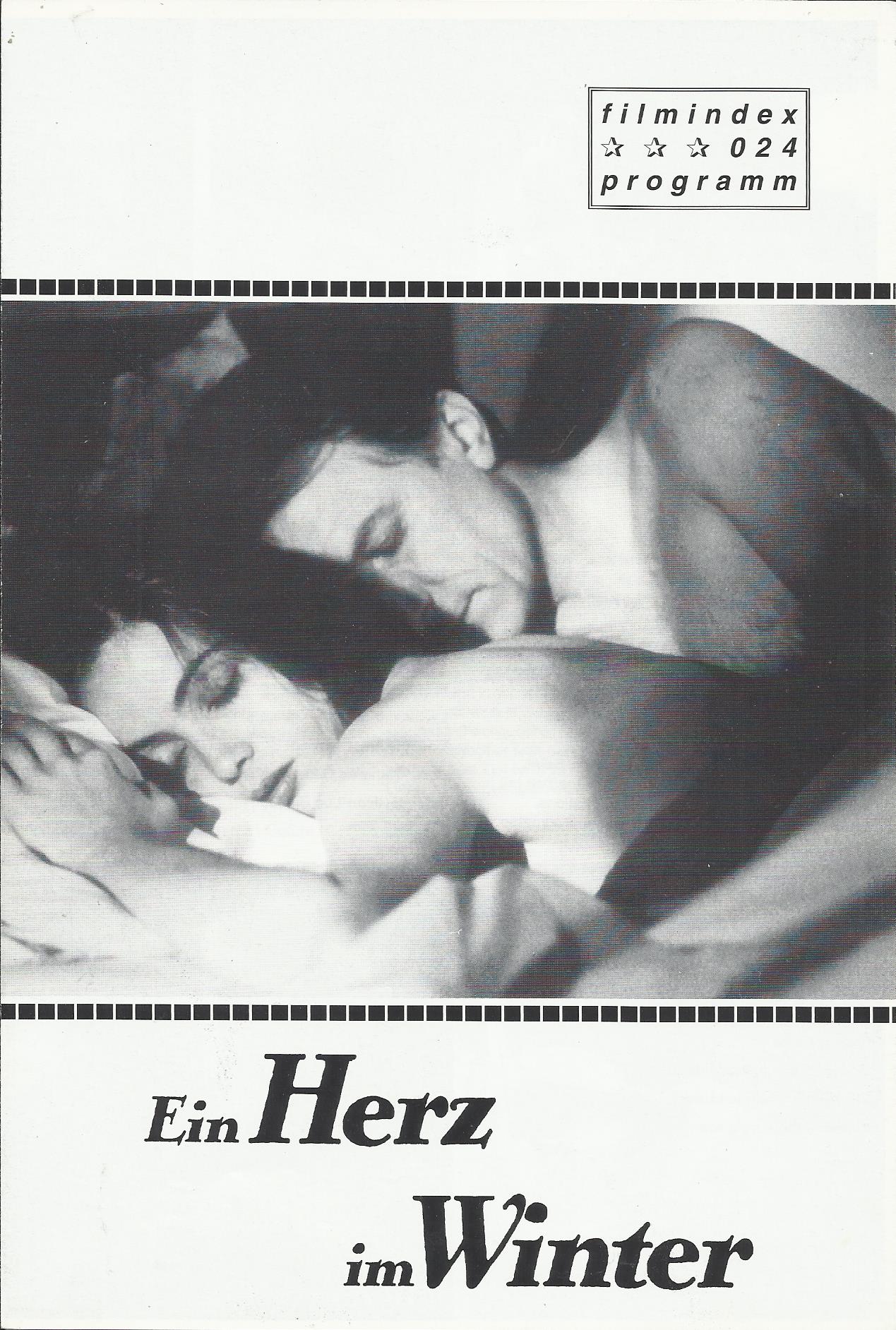 024: Ein Herz im Winter ( Claude Sautet ) Daniel Auteuil, Emmanuelle Beart, Andre Dussollier, Elisabeth Bourgine, Brigitte Catillon, Maurice Garrel, Myriam Boyer, Stanislas Carre de Malberg, Jean-Luc Bideau