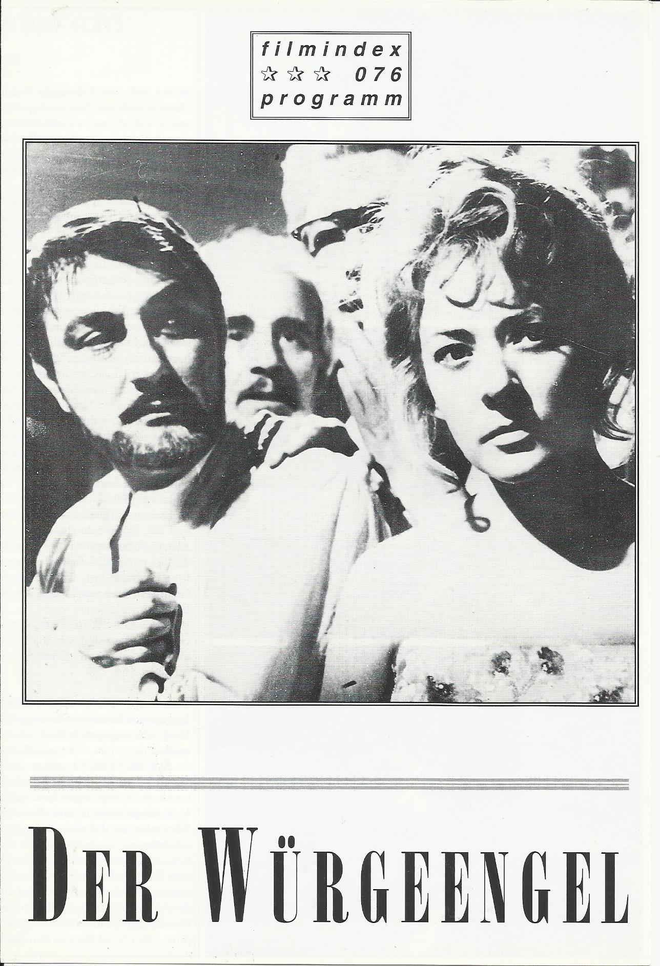 076: Der Würgeengel ( Luis Bunuel ) Silvia Pinal, Enrique Rambal, Jacqueline Andere, Jose Baviera, Augusto Benedico, Christian Ugaldo, Claudio Brook, Cesar Del Campo, Rosa Elena Durgel, Lucy Gallardo, Erique Garcia Alvarez