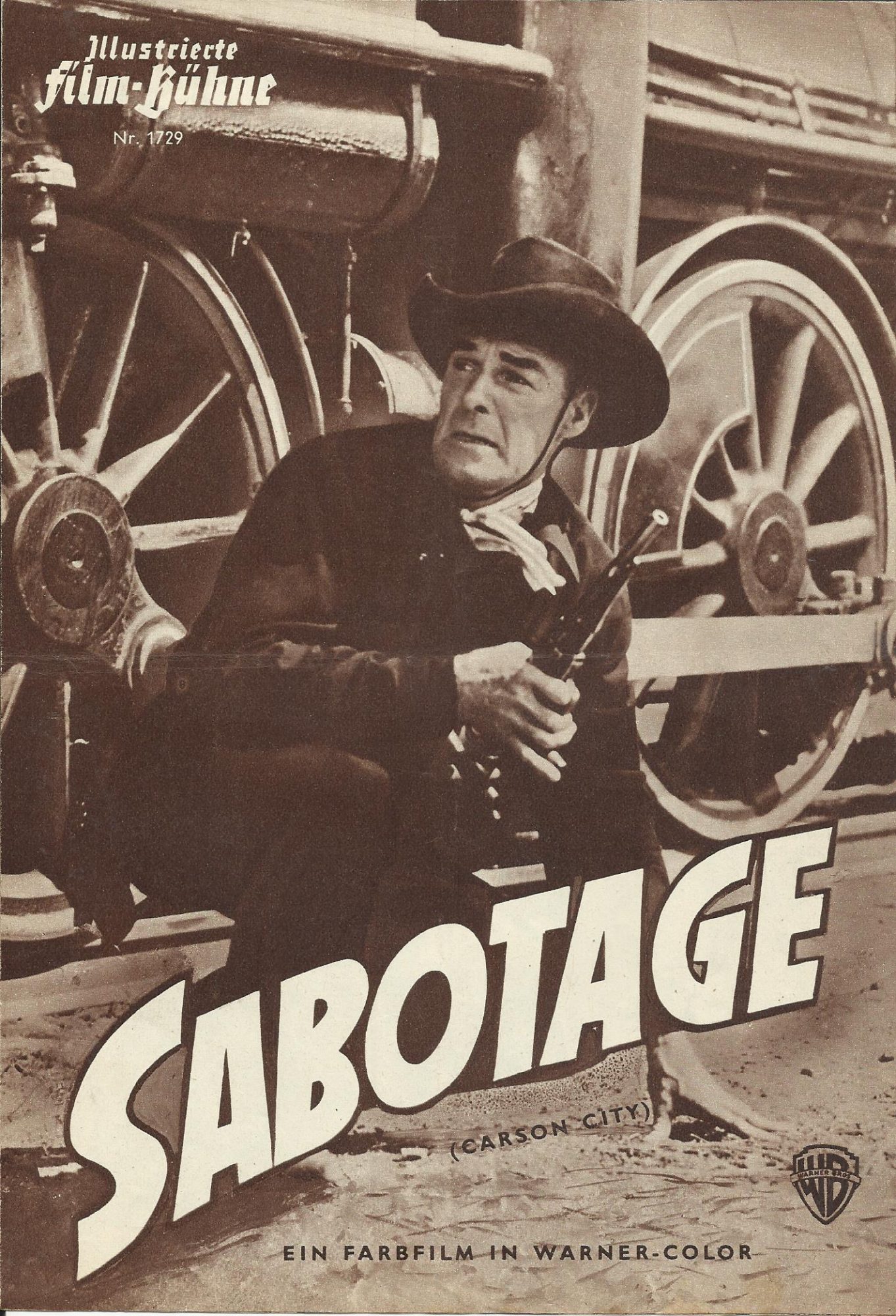 1729: Sabotage ( Andre de Toth ) Randolph Scott, Lucille Norman, Raymond Massey, Richard Webb, James Millican, Larry Keating, George Cleveland