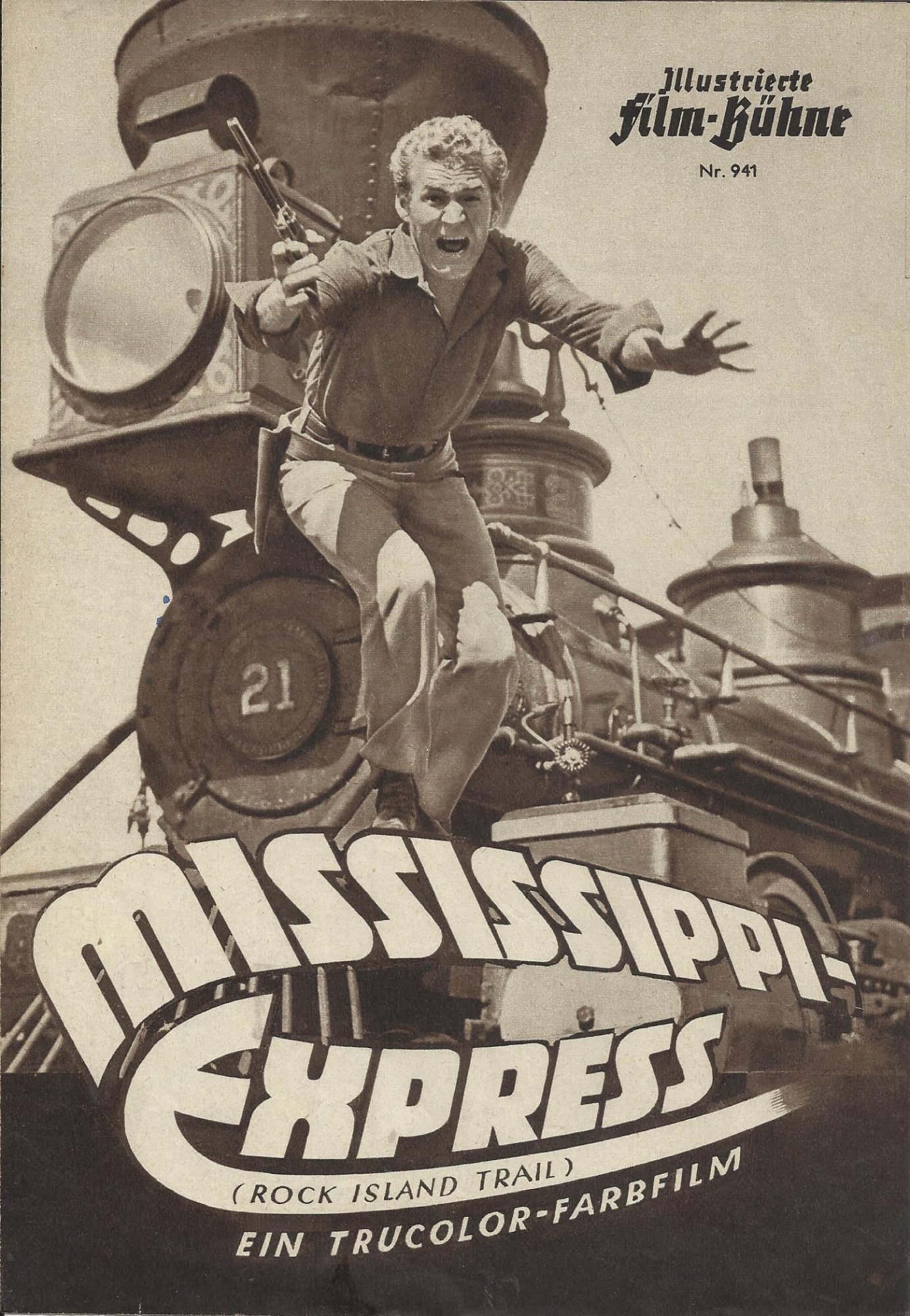 941: Mississippi - Express ( Joseph Kane ) Forrest Tucker, Adele Mara, Adrian Booth, Bruce Cabot, Chill Wills, Barbra Fuller, Grant Withers, Jeff Corey