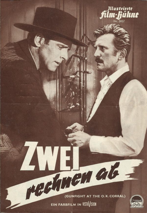 3957: Zwei rechnen ab ( John Sturges ) BurtLancaster, Kirk Douglas, Rhonda Fleming, Jo van Fleet, John Ireland