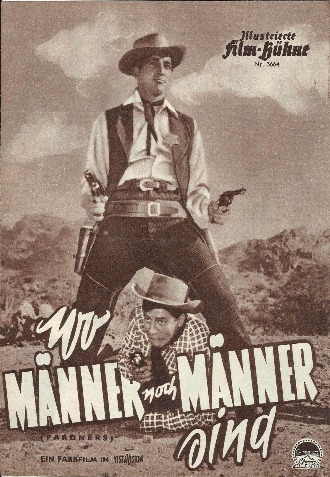 3664: Wo Männer noch Männer sind ( Paul Jones, Norman Taurog ) Jerry Lewis, Dean Martin, Lori Nelson, Jeff Morrow, John Baragray, Jackie Lougherie, Lon Chaney, Bob Steele