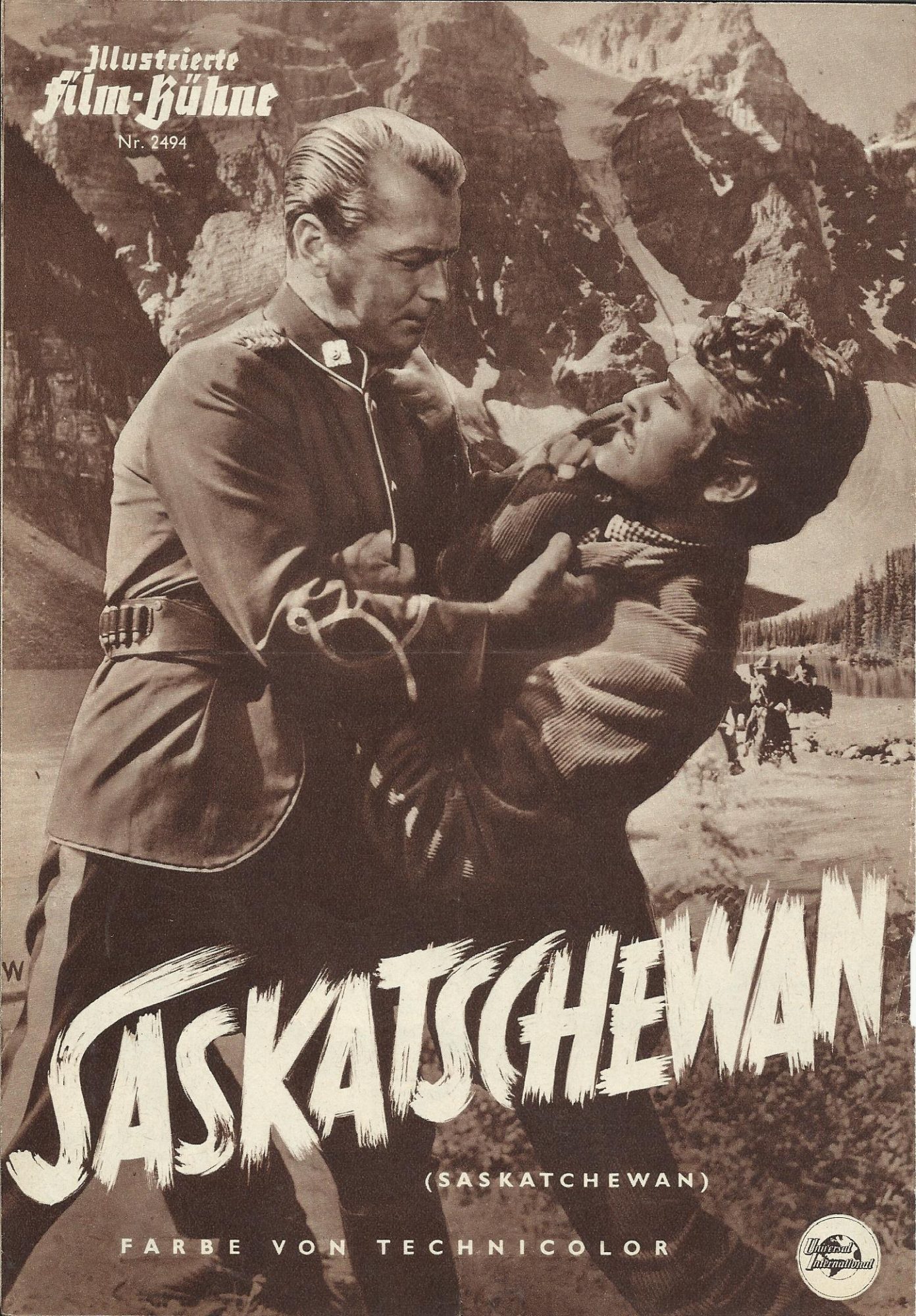 2494: Saskatschewan ( Raoul Walsh ) Alan Ladd, Shelley Winters, Robert Douglas, Hugh O´Brian, Jay Silverheels