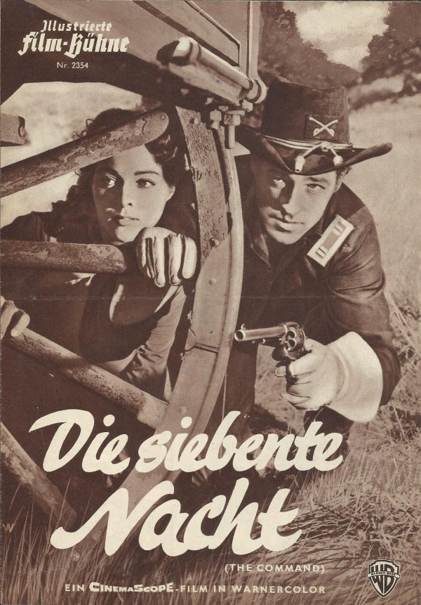 2354: Die siebtente Nacht ( Daid Butler ) Guy Madison, Joan Weldon, James Whitmore, Carl Benton Reid, Harvey Lembeck, Ray Teal, Bob Nichols, Don Shelton, Gregg Barton, Boyd Morgan, Zachary Yaconelli, Renata Vanni, Tom Monroe