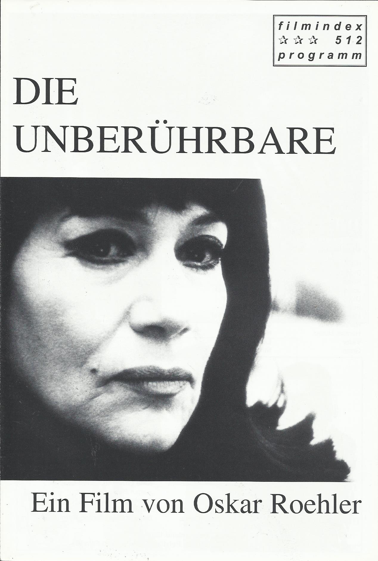 512: Die Unberührbare ( Oskar Roehler ) Hannelore Elsner, Vadim Glowna, Tonio Arango, Michael Gwisdek, Bernd Stempel, Birgit Stein Jasmin Tabatabai, Charles Regnier, Helga Göhring, Lars Rudolph, Nina Petri