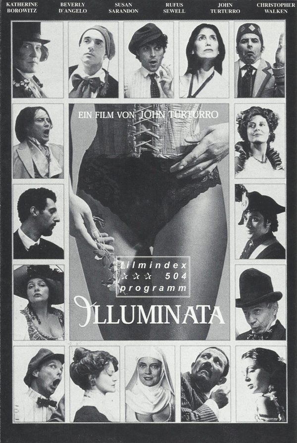504: Illuminata ( John Turturro ) Katherine Borowitz, Susan Sarandon,Christopher Walken, Beverly D´Angelo, Georgina Cates, Rufus Sewell, Ben Gazzara, Bill Irwin, Donal McCann, Aida Turturro