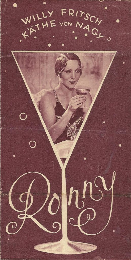 Ronny ( Reinhold Schünzel ) Käthe von Nagy, Willy Fritsch, Aribert Wäscher, Wolfgang von Schwind, Hans Waßmann, Otto Wallburg, Willi Grill, Olli Gebauer, Kurt Verspermann, William Huch