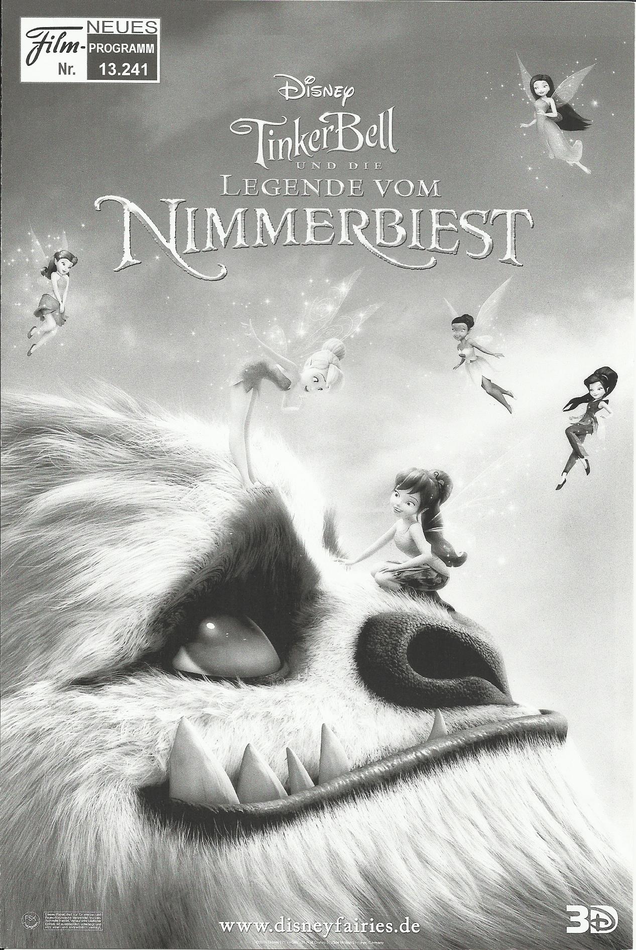 13241: TinkerBell - Legende vom Nimmerbiest ( Steve Loter ) Gabrielle Pietermann, Maren Rainer, Elisabeth von Koch, Stephanie Kellner, Sabine Bohlmann, Shandra Schadt, Kathrin Gaube, Stefanie Dischinger, Regina Beckhaus, Roman Wolko, Tobias Kern, Sabrina