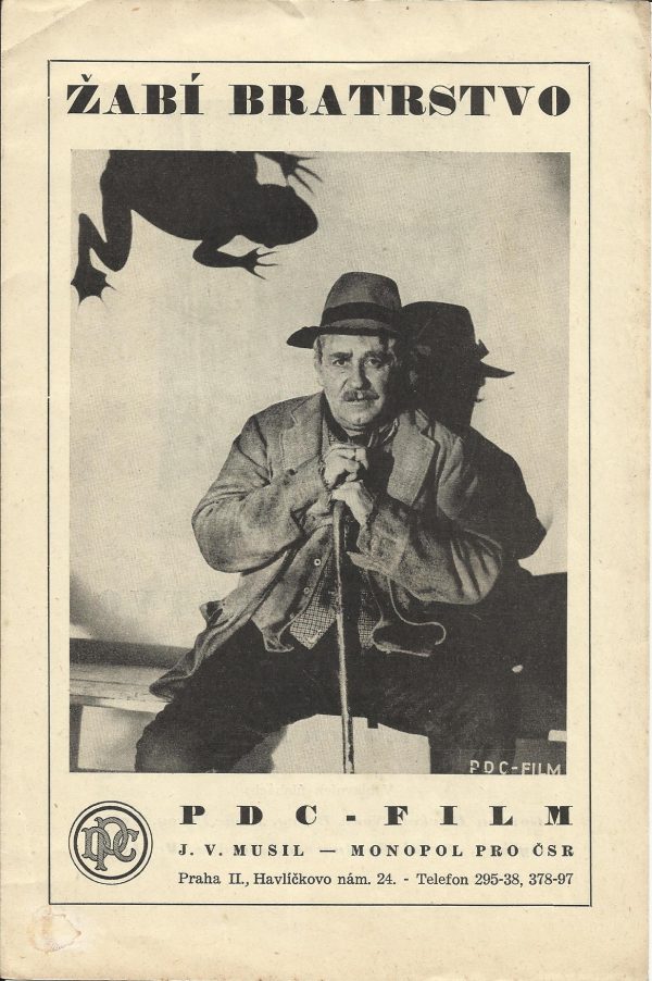 Zabi Bratrstvo ( The Frog ) ( Edgar Wallace ) Gordon Harker, Noah Beery, Esme Percy, Felix Aylmer, Carol Goodnerova, Gordon Mc Leod