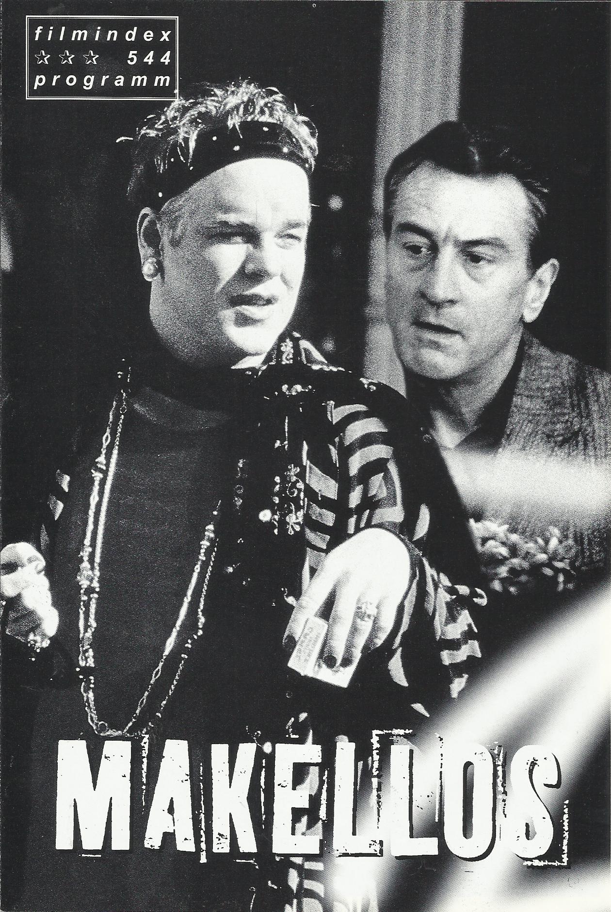 544: Makellos ( Joel Schumacher ) Robert De Niro, Philip Seymour Hoffman, Barry Miller, Wanda De Jesus, Skipp Sudduth, Daphne Rubin Vega, Wilson Jermaine Heredia, Nashom Benjamin, Scott Allen Cooper, Rory Cochrane