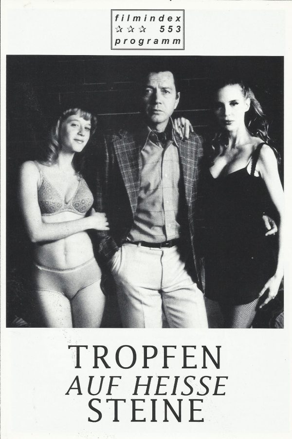 553: Tropfen auf heiße Steine ( Francois Ozon ) Bernard Giraudeau, Malik Zidi, Ludivine Sagnier, Anna Thomson