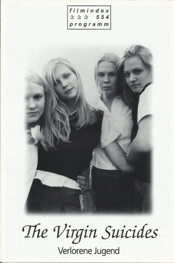 554: The Virgin Suicides - Verlorene Jugend ( Sofia Coppola ) James Woods, Kathleen Turner, Kirsten Dunst, Josh Hartnett, Hanna Hall, Chelse Swain, A. J. Cook, Leslie Hayman, Danny DeVito, Michael Paré, Jonathan Tucker, Anthony DeSimone, Noah Shebib, Robe