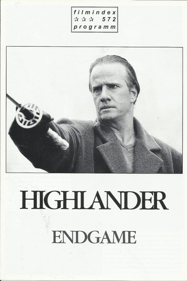 572: Highlander Endgame ( Douglas Aarniokoski ) Christopher Lambert, Adrian Paul, Bruce Payne, Lisa Barbuscia, Donnie Yen, Beatie Edney, Sheila Gish, June Watson, Donald Douglas, Damon Dash, Ian Paul Cassidy, Oris Erhuero, Douglas Aarniokoski