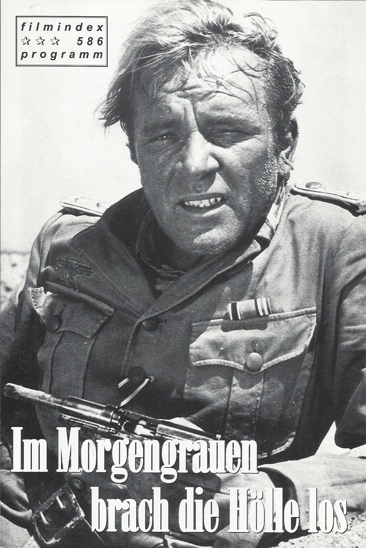 586: Im Morgengrauen brach die Hölle los ( Afrika Rommel ) ( Henry Hathaway ) Richard Burton, John Colicos, Clinton Greyn, Wolfgang Preiss, Danielle De Metz, Karl- Otto Alberty, Christopher Cary, John Orchard, Brook Williams, Greg Mullavy, Ben Wright, Mic