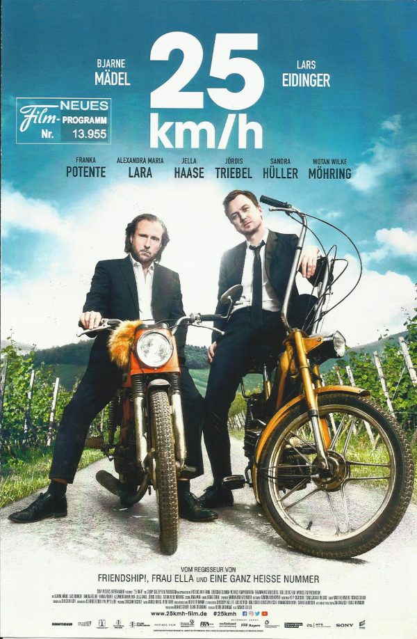 13955: 25 km/h ( Markus Goller ) Lars Eidinger, Bjarne Mädel, Sandra Hüller, Alexandra Maria Lara, Franka Potente, Jella Haase, Jördis Triebel, Wotan WIlke Möhring, Dirk Helbig, Andrej Melita, Curd Berger, Martin Brambach