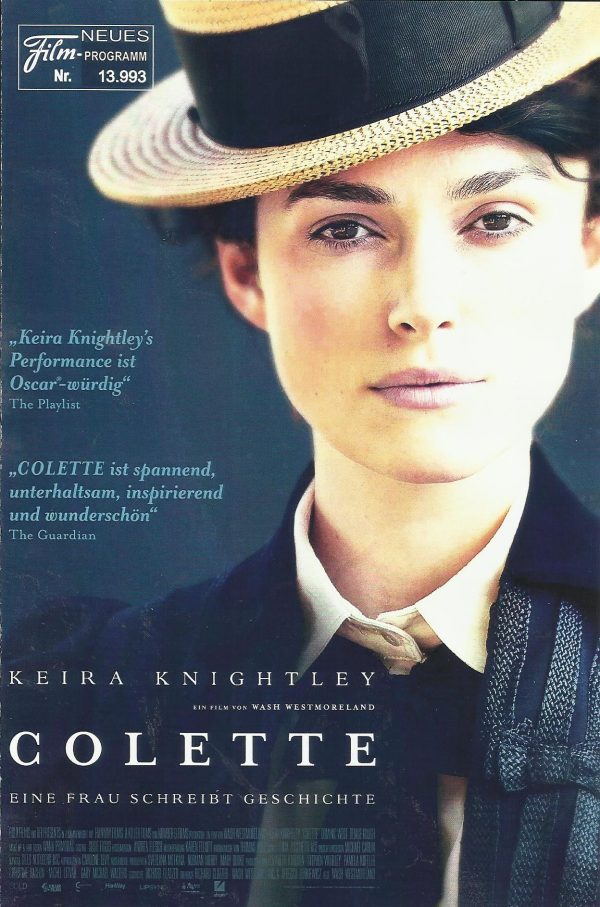 13993: Colette ( Wash Westmoreland ) Keira Knightley, Dominic West, Denise Gough, Fiona Shaw, Eleanor Tomlinson, Ray Panthaki, Aiysha Hart, Rebecca Root, Al Weaver, Caroline Boulton, Robert Pugh, Dickie Beau, Shannon Tarbet, Attila C. Arpa, Arabella Weir
