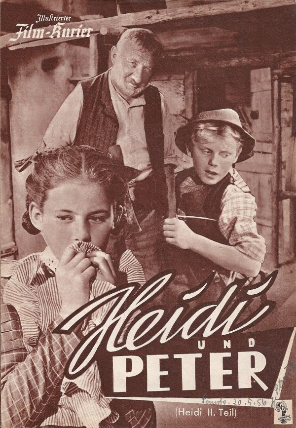 2215: Heidi und Peter II ( Johanna Spyri ) ( braune Ausgabe ! ) Elisabeth Sigmund, Heinrich Gretler, Isa Günther, Willy Birgel, Theo Lingen