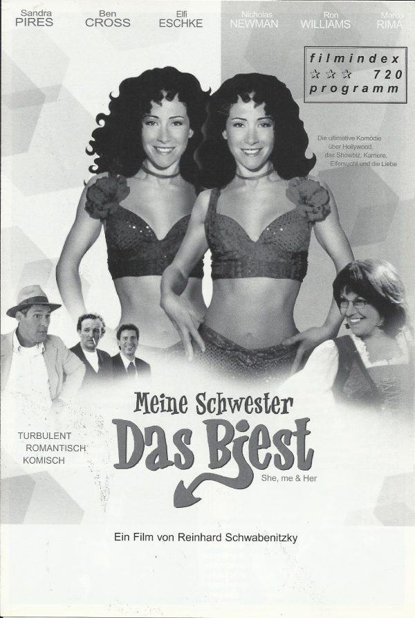720: Meine Schwester - Das Biest ( Reinhard Schwabenitzky ) Sandra Pires, Ben Cross, Elfi Eschke, Nicholas Newman, Ron Williams, Marco Rima, George Arrendell, Herb Andress, Arlena Nys, Diana Frank, Shannon Lee, Arnita Swanson, Jed Curtis, Pieter Riemens,